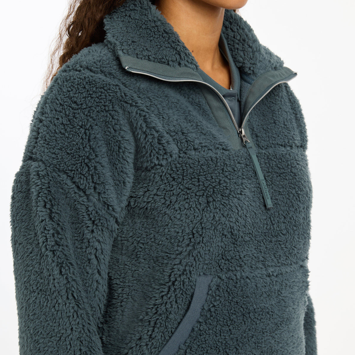 Womens Tara Teddy Fleece Petrol