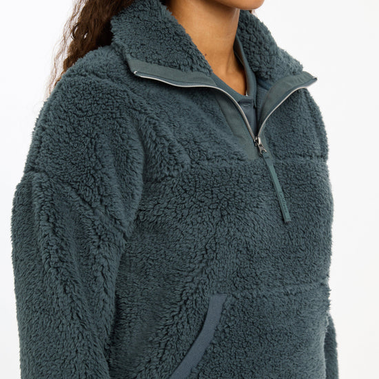 Womens Tara Teddy Fleece Petrol