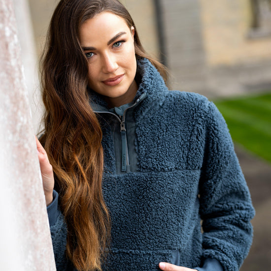 Womens Tara Teddy Fleece Petrol