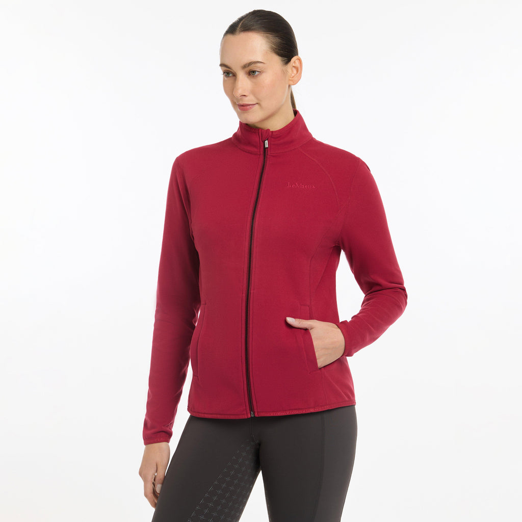 Womens Faye Fleece Zip Through Ember
