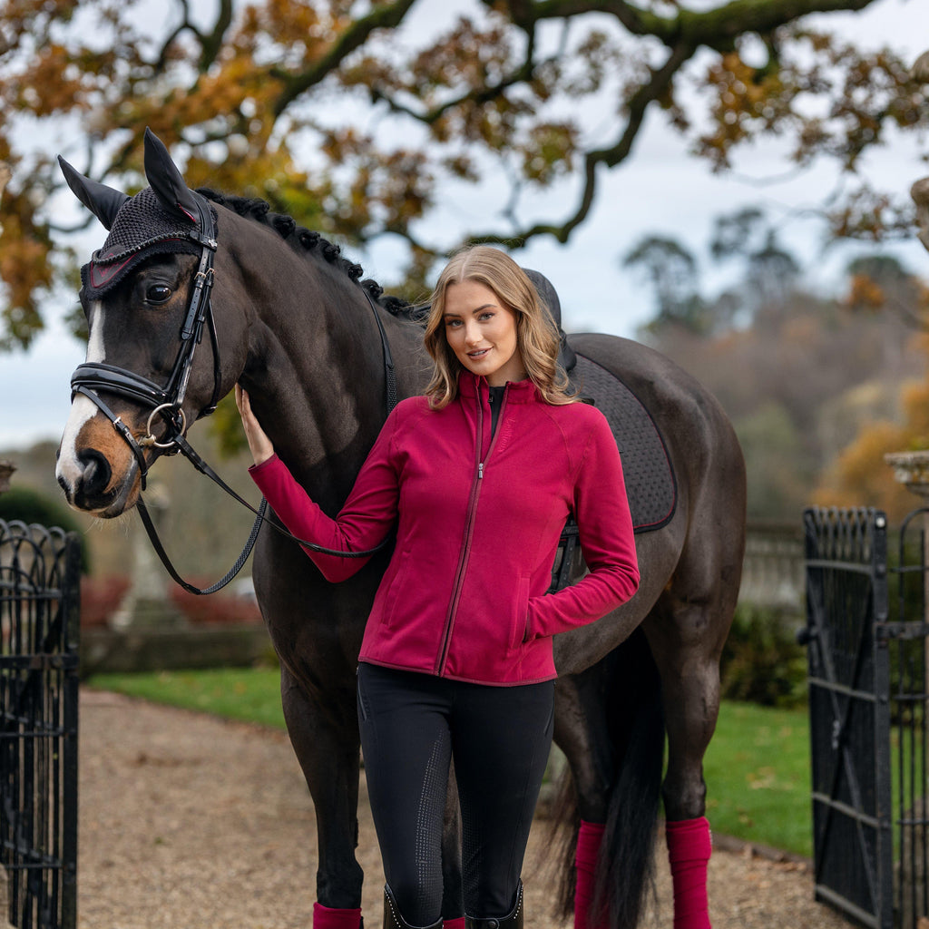 Womens Faye Fleece Zip Through Ember