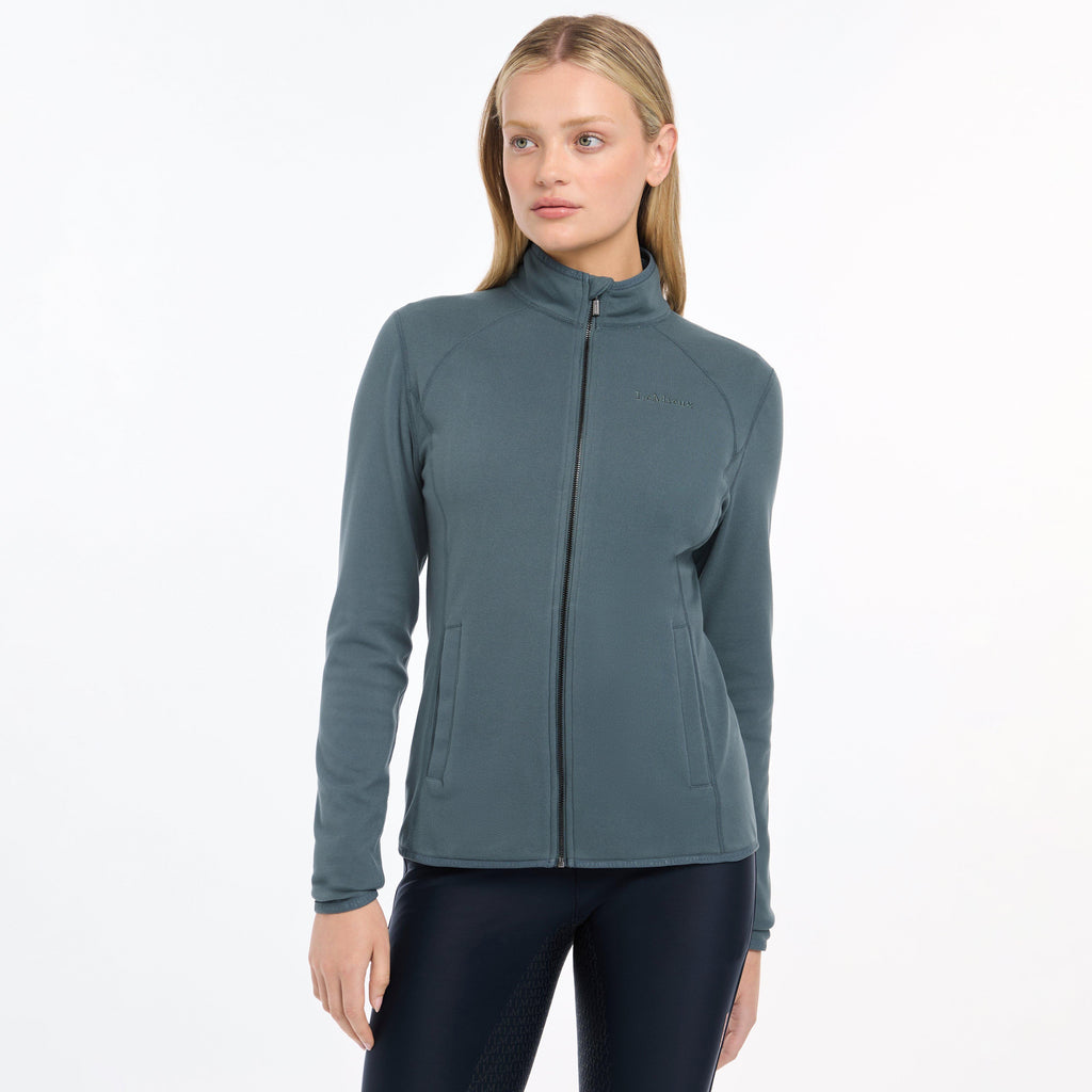 Womens Faye Fleece Zip Through Petrol