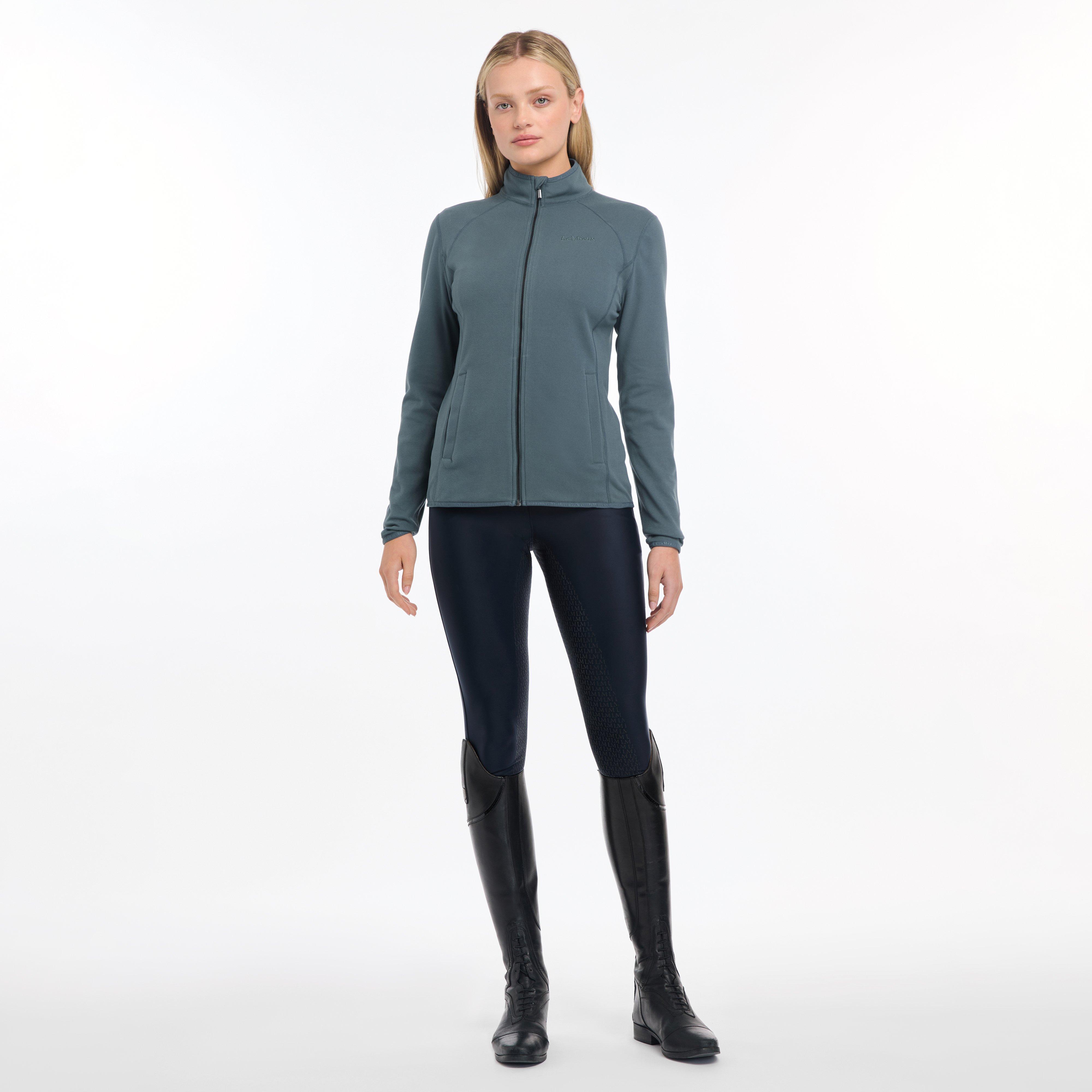 Womens Faye Fleece Zip Through Petrol