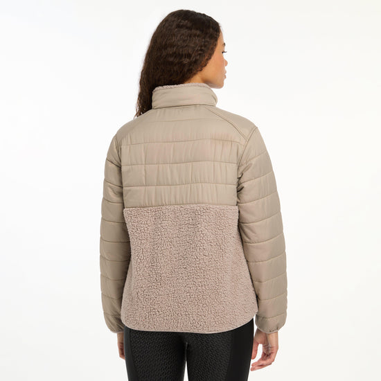 Womens Alissa Hybrid Fleece Ash