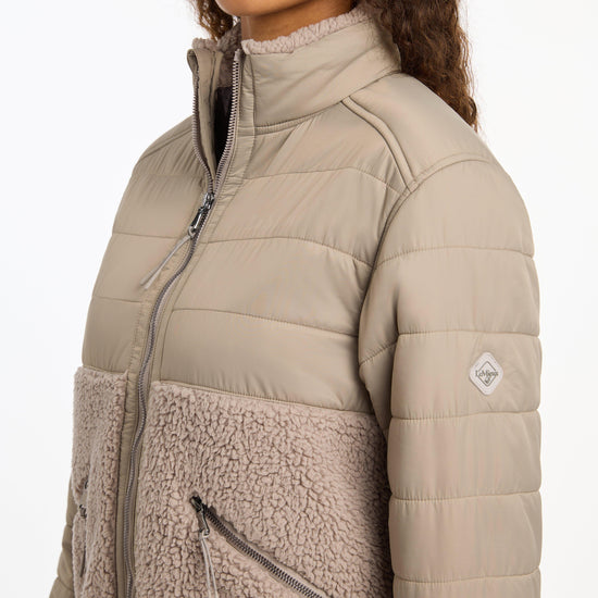Womens Alissa Hybrid Fleece Ash