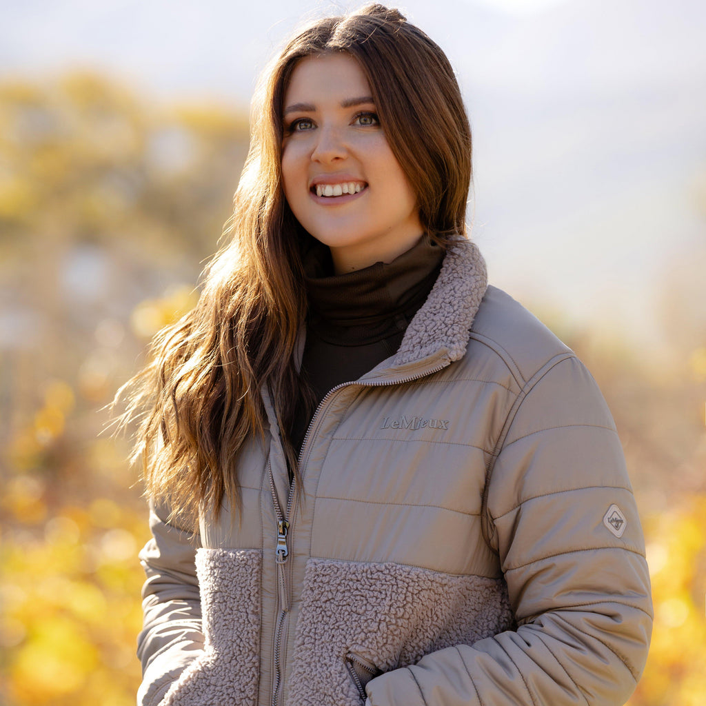 Womens Alissa Hybrid Fleece Ash