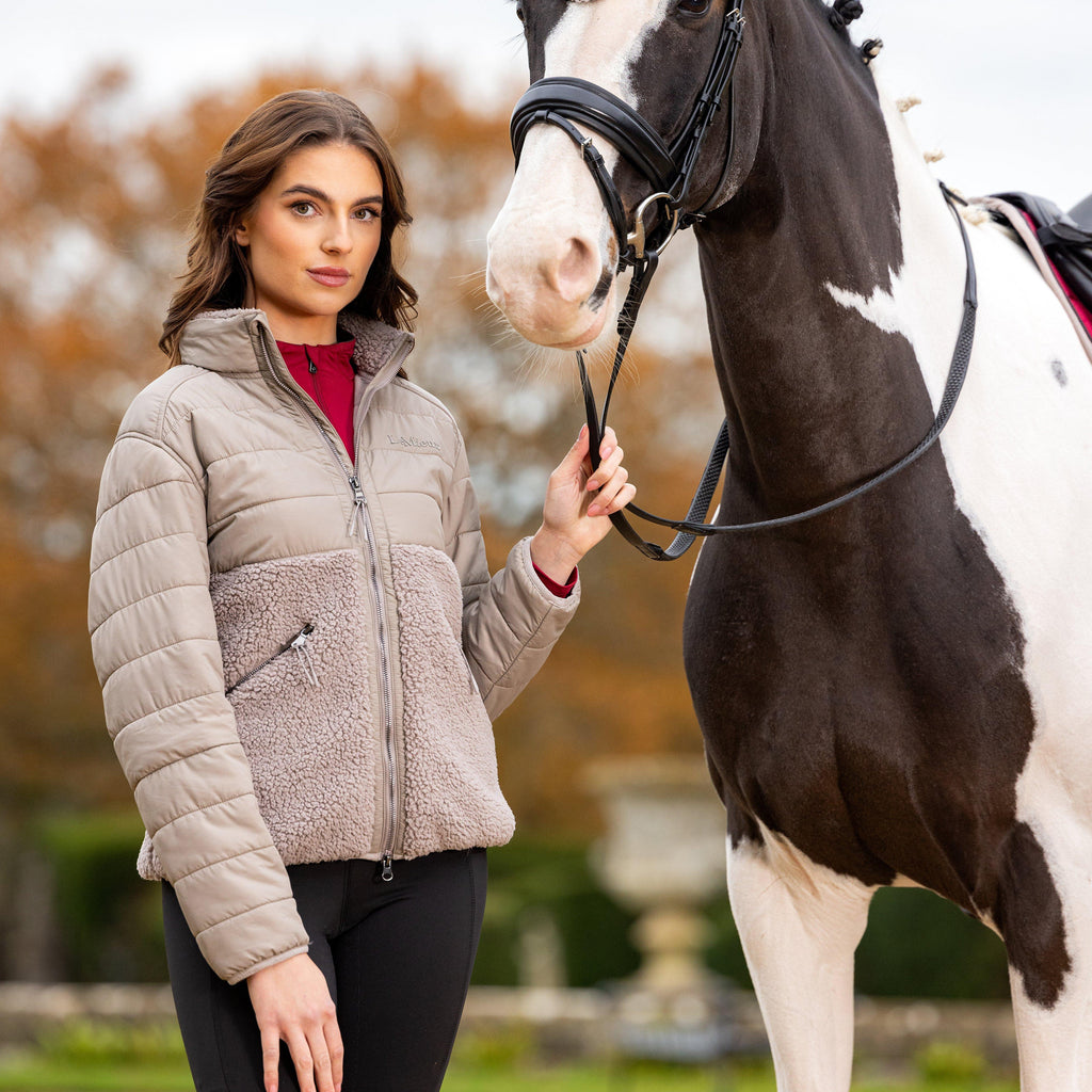 Womens Alissa Hybrid Fleece Ash