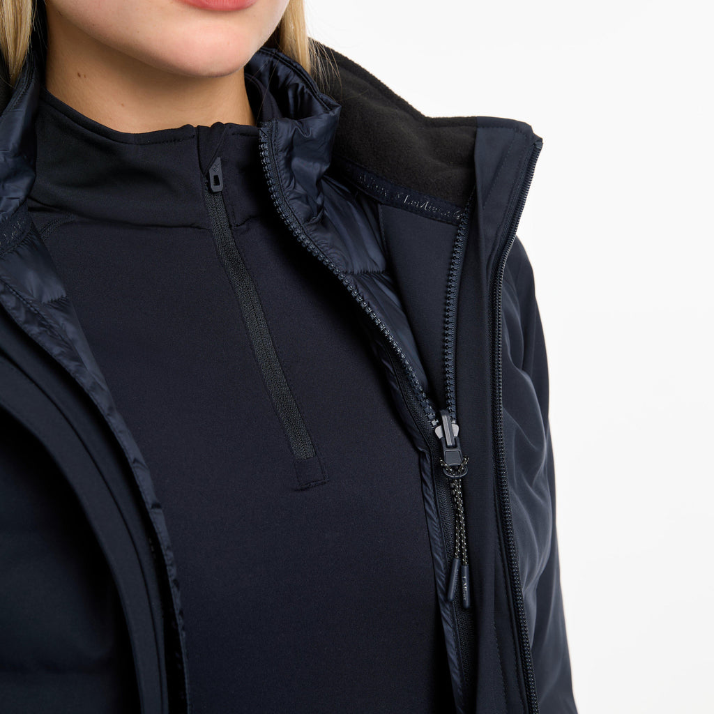 Womens Brooke Waterproof Hybrid Jacket Navy