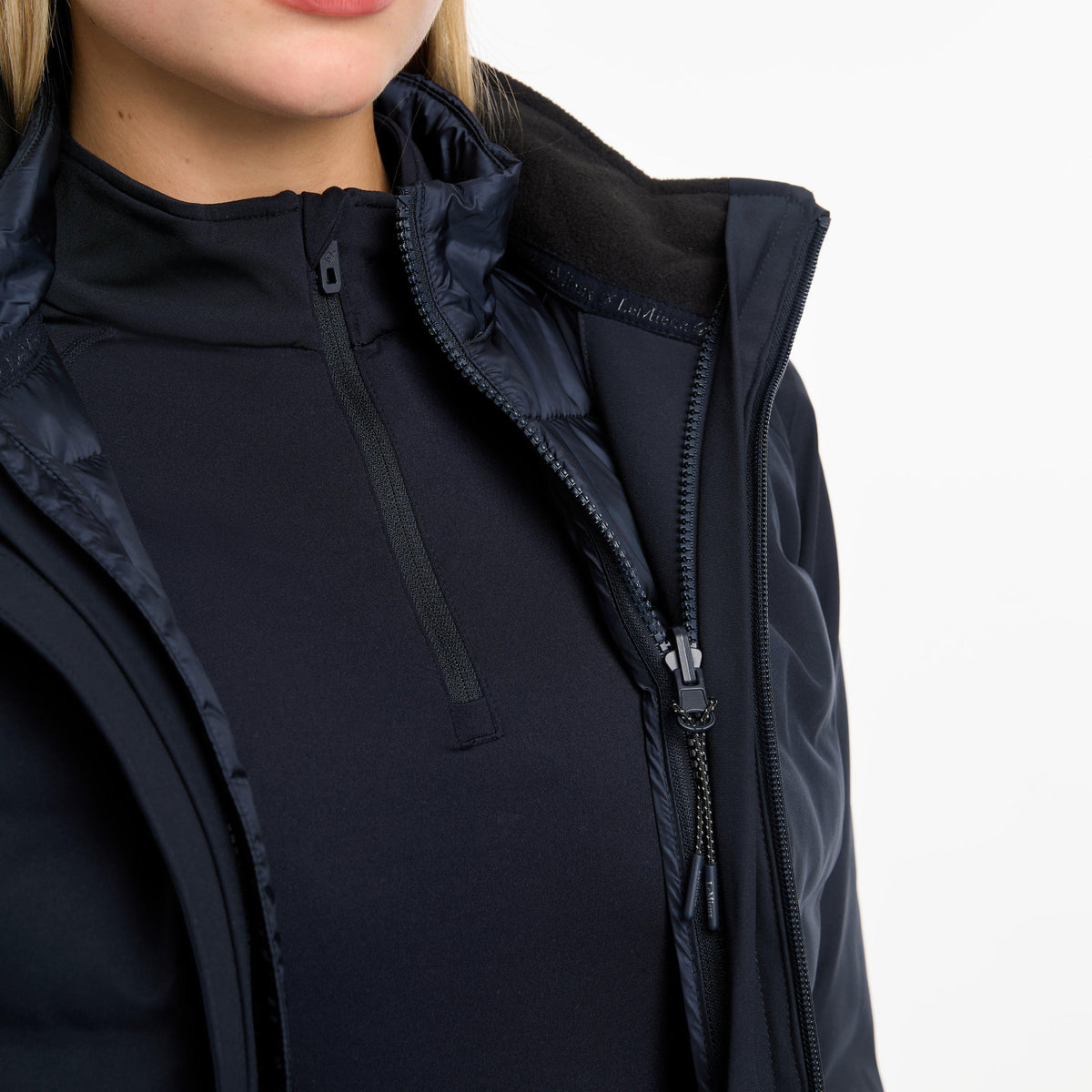 Womens Brooke Waterproof Hybrid Jacket Navy