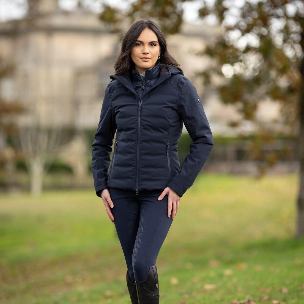 Womens Brooke Waterproof Hybrid Jacket Navy