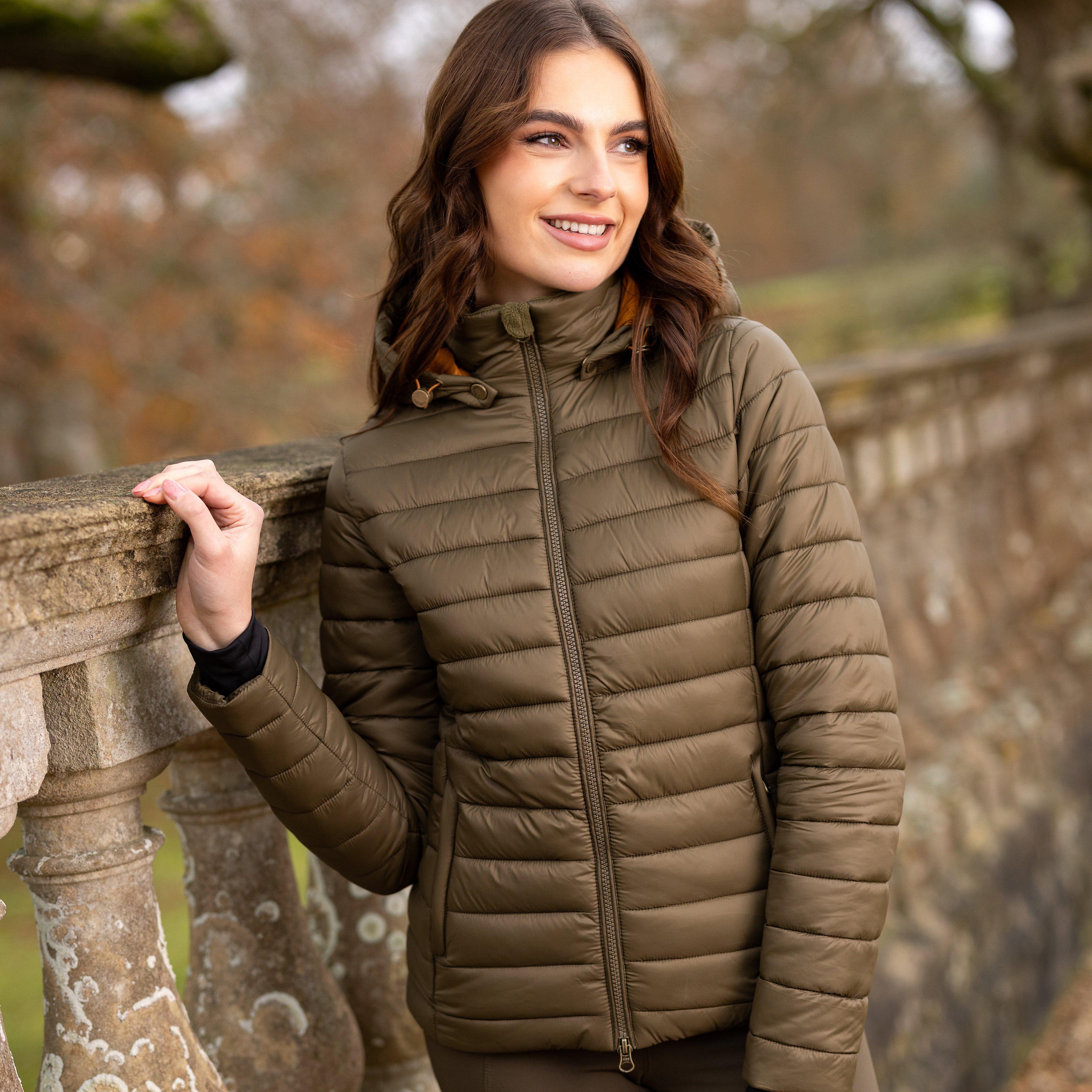 Womens Tilly Hooded Puffer Jacket Alpine