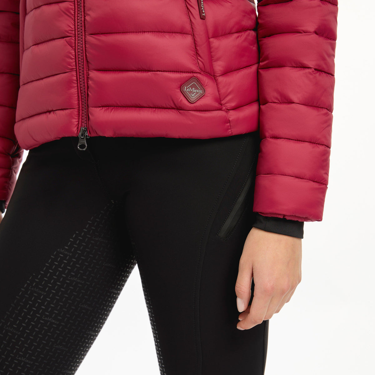Womens Tilly Hooded Puffer Jacket Ember