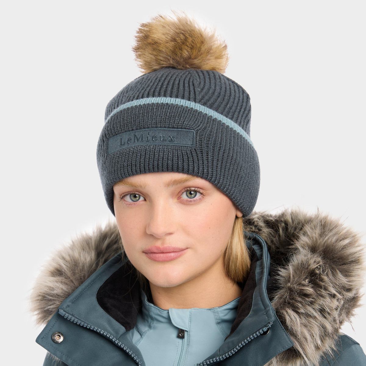 Clara Cable Beanie Petrol