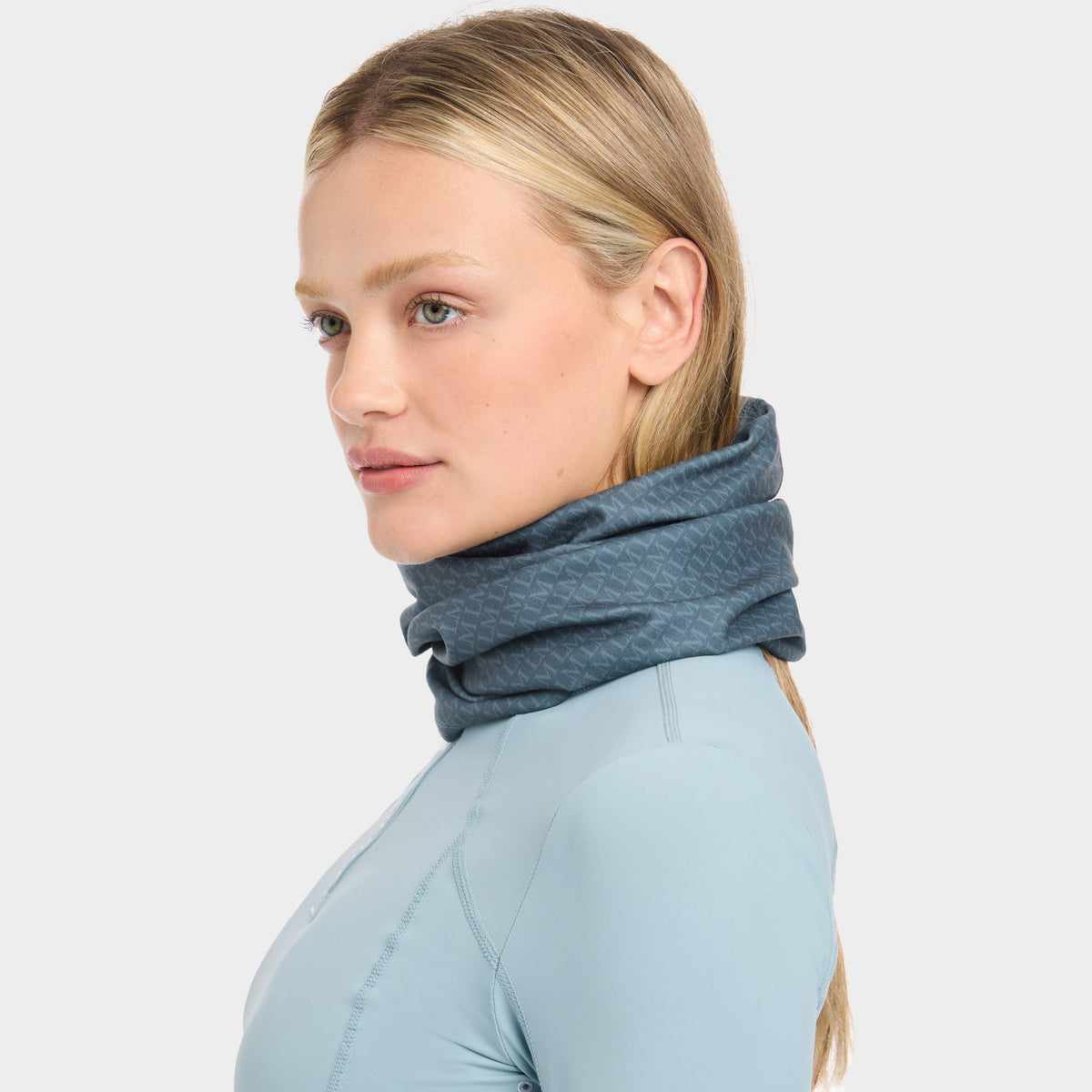 Print Stretch Snood Petrol