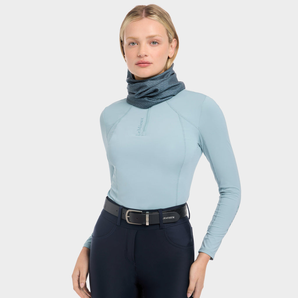 Print Stretch Snood Petrol