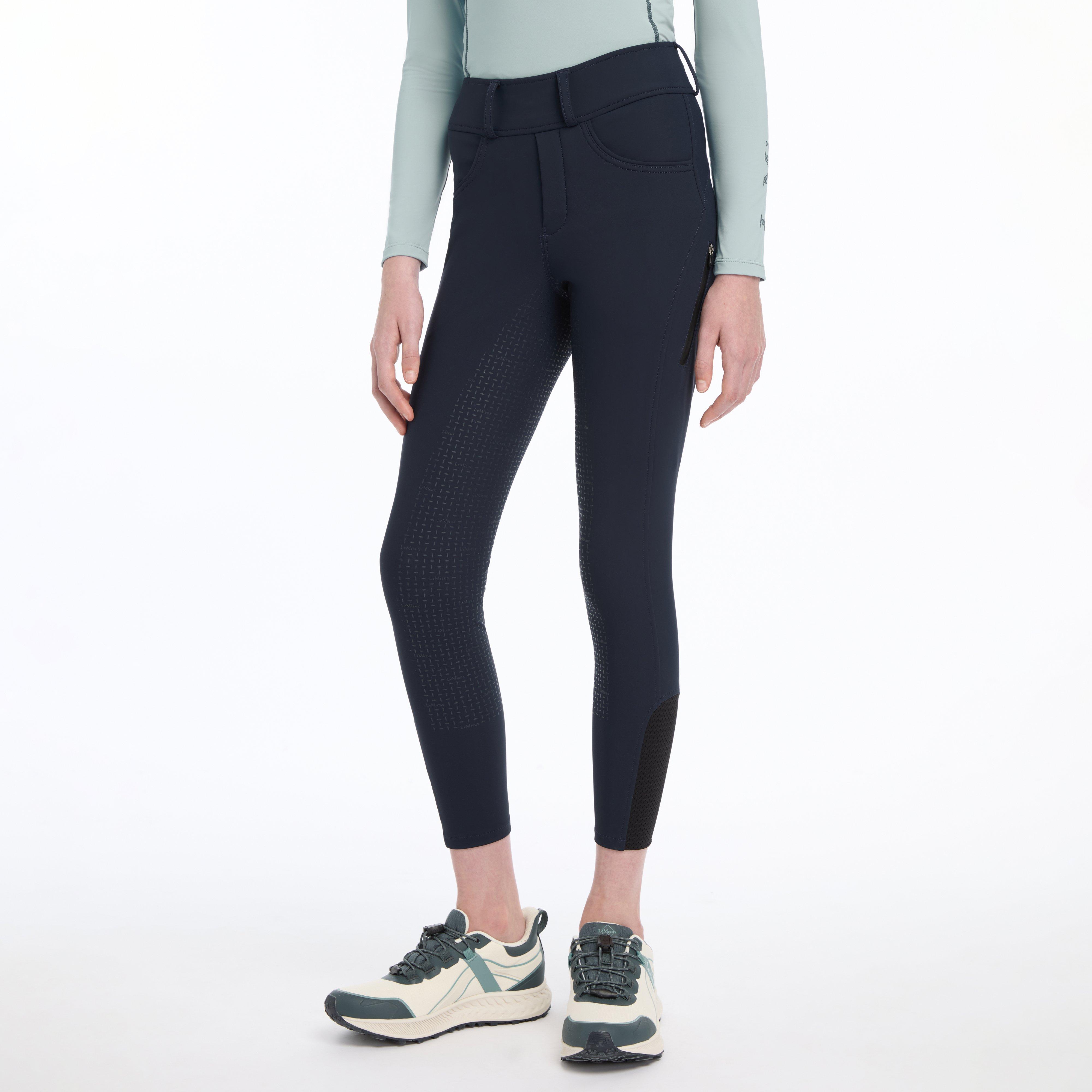 Young Rider Ella Winter Breggings Navy