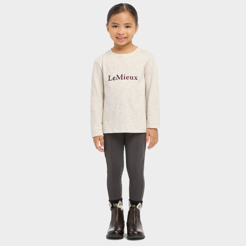 Kids Mini Jessie Long Sleeve Top Ecru/Nep