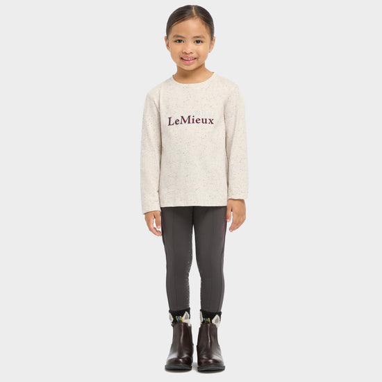 Kids Mini Jessie Long Sleeve Top Ecru/Nep