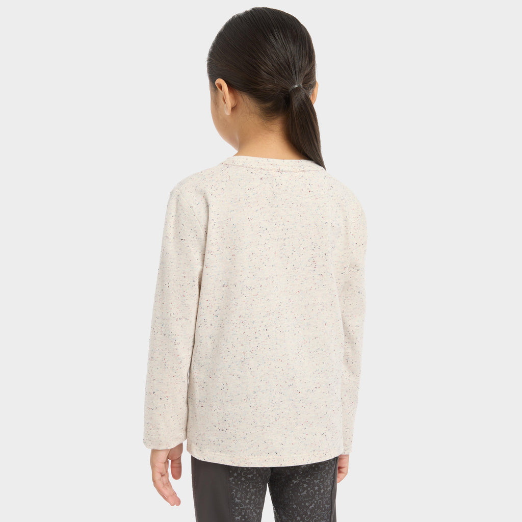 Kids Mini Jessie Long Sleeve Top Ecru/Nep