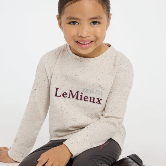 Kids Mini Jessie Long Sleeve Top Ecru/Nep