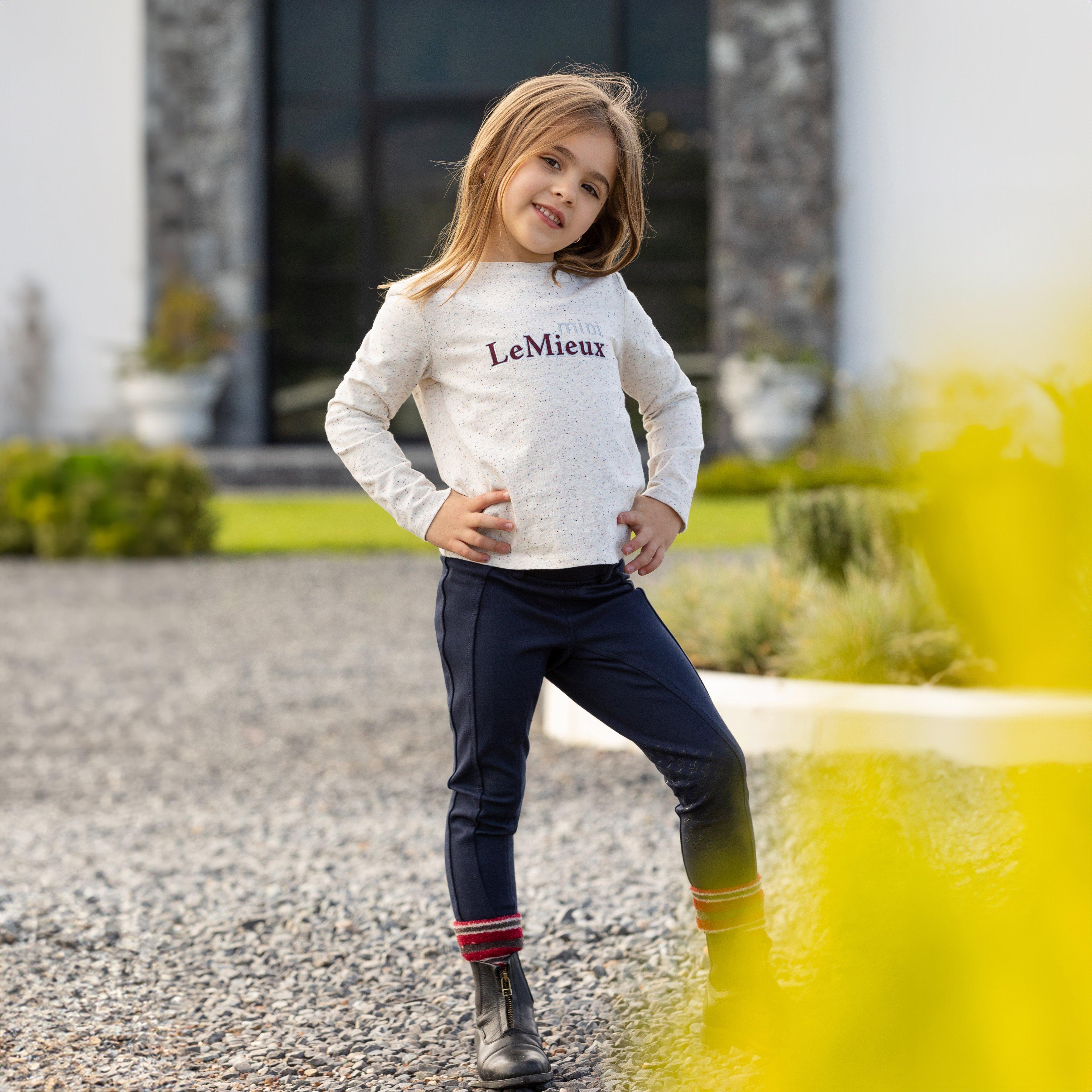 Kids Mini Jessie Long Sleeve Top Ecru/Nep