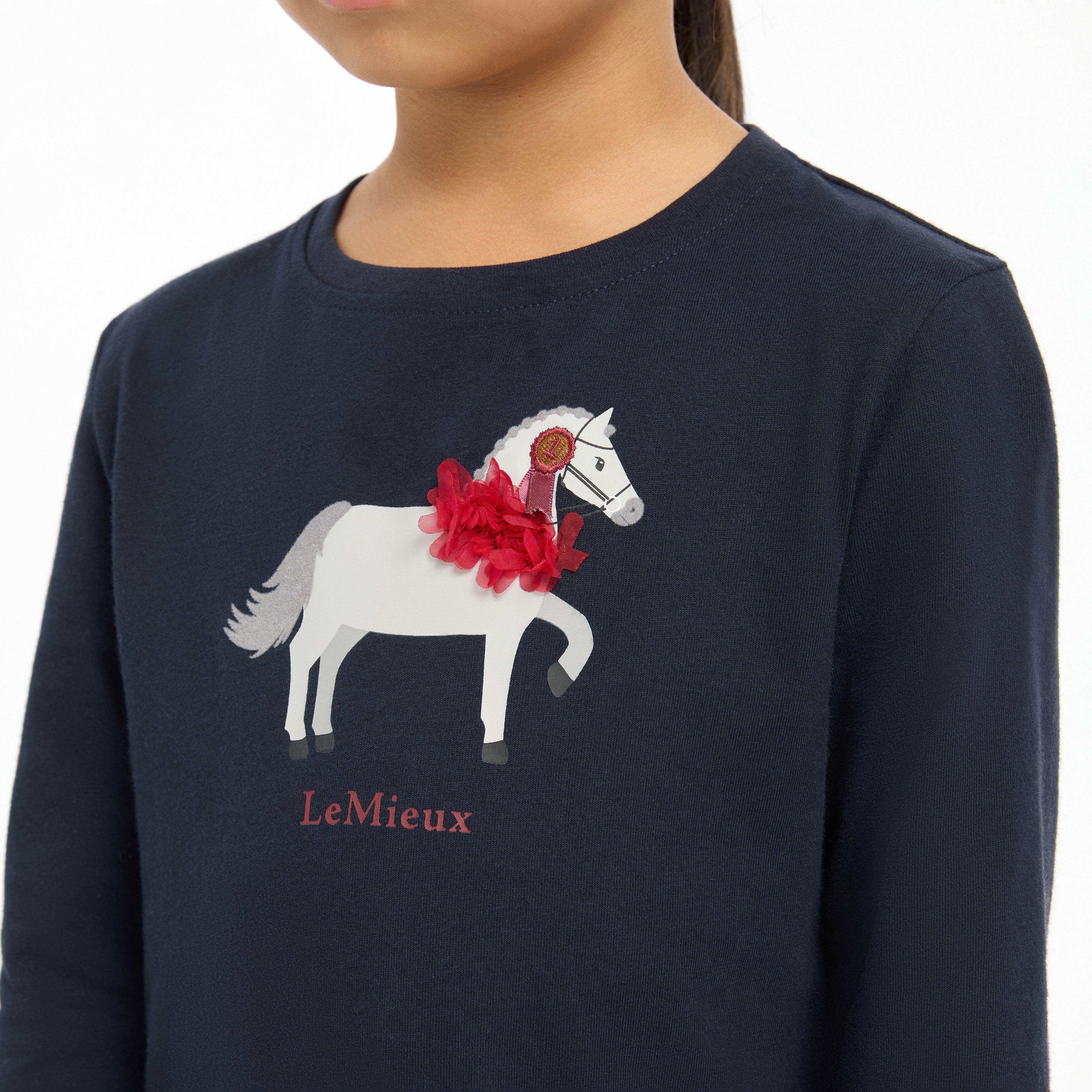 Kids Mini Jessie Long Sleeve Top Navy