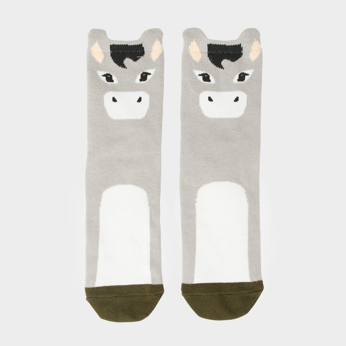 Kids Mini Character Socks 2 Pack Donkey
