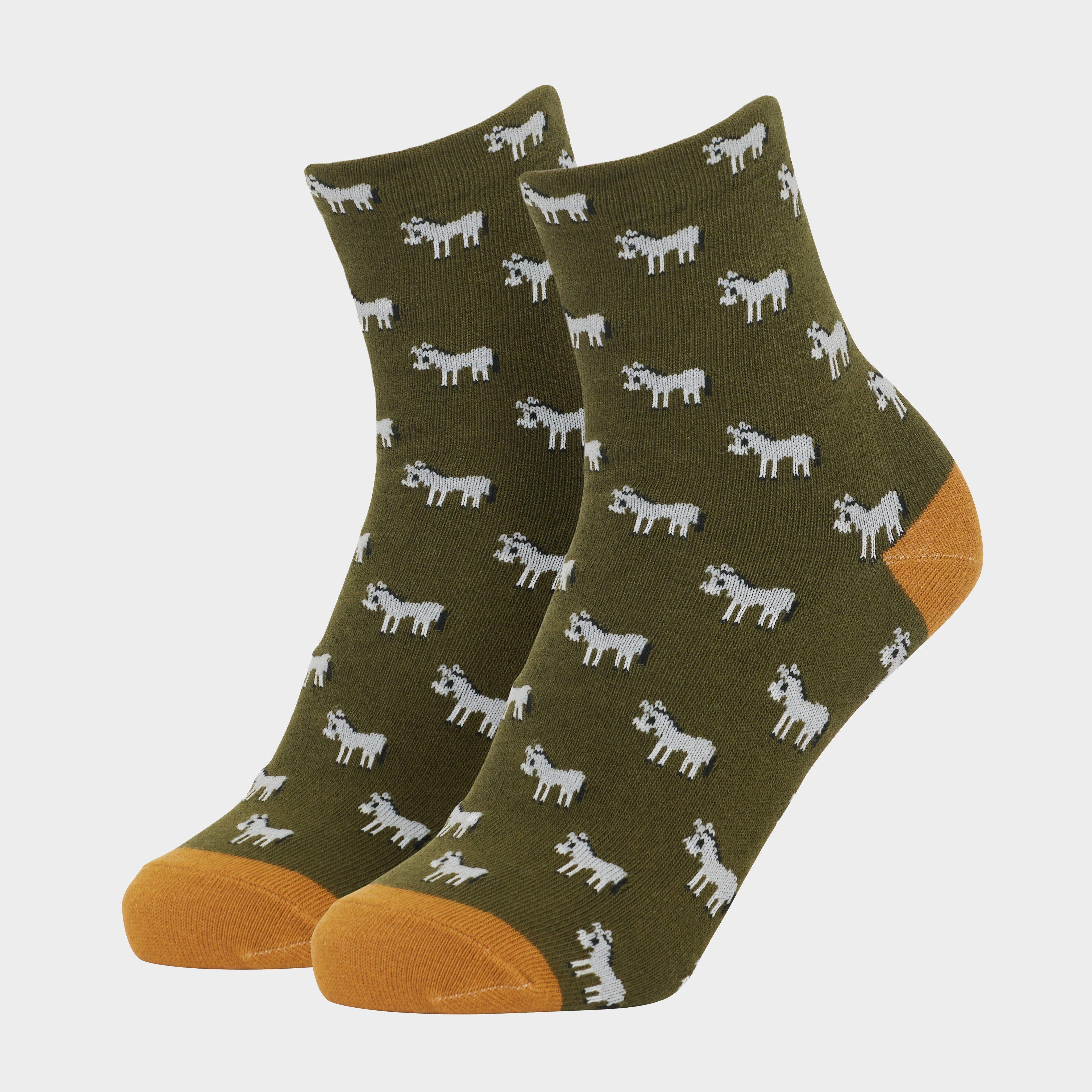 Kids Mini Character Socks 2 Pack Donkey