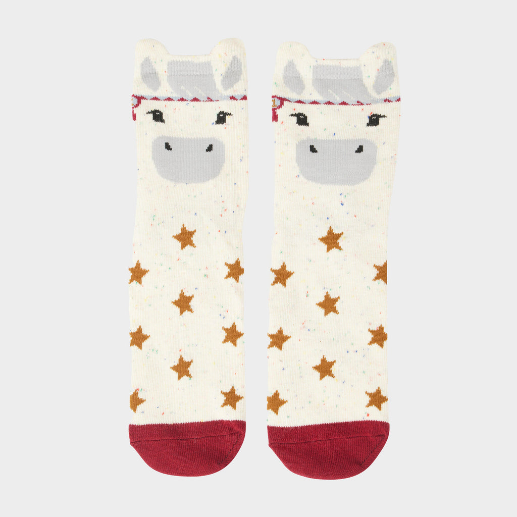Kids Mini Character Socks 2 Pack Show Pony