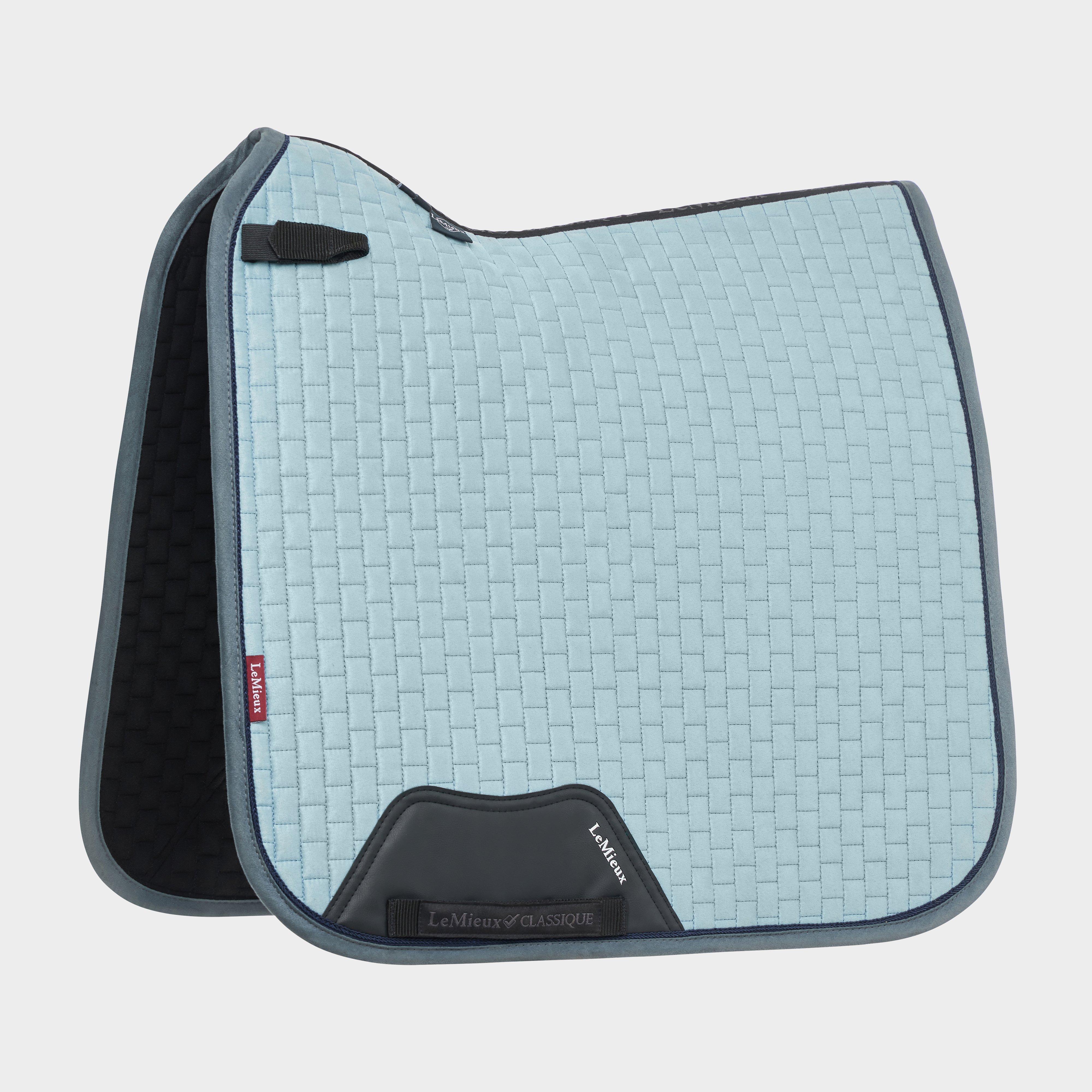 Suede Dressage Saddle Pad Glacier