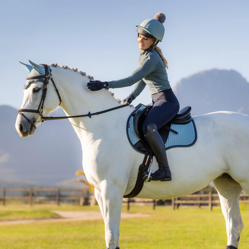 Suede GP Saddle Pad Glacier