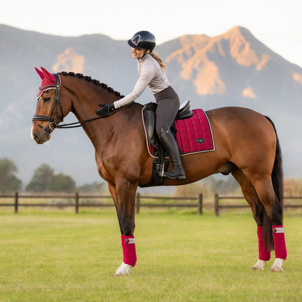Loire Classic Dressage Square Saddle Pad Ember