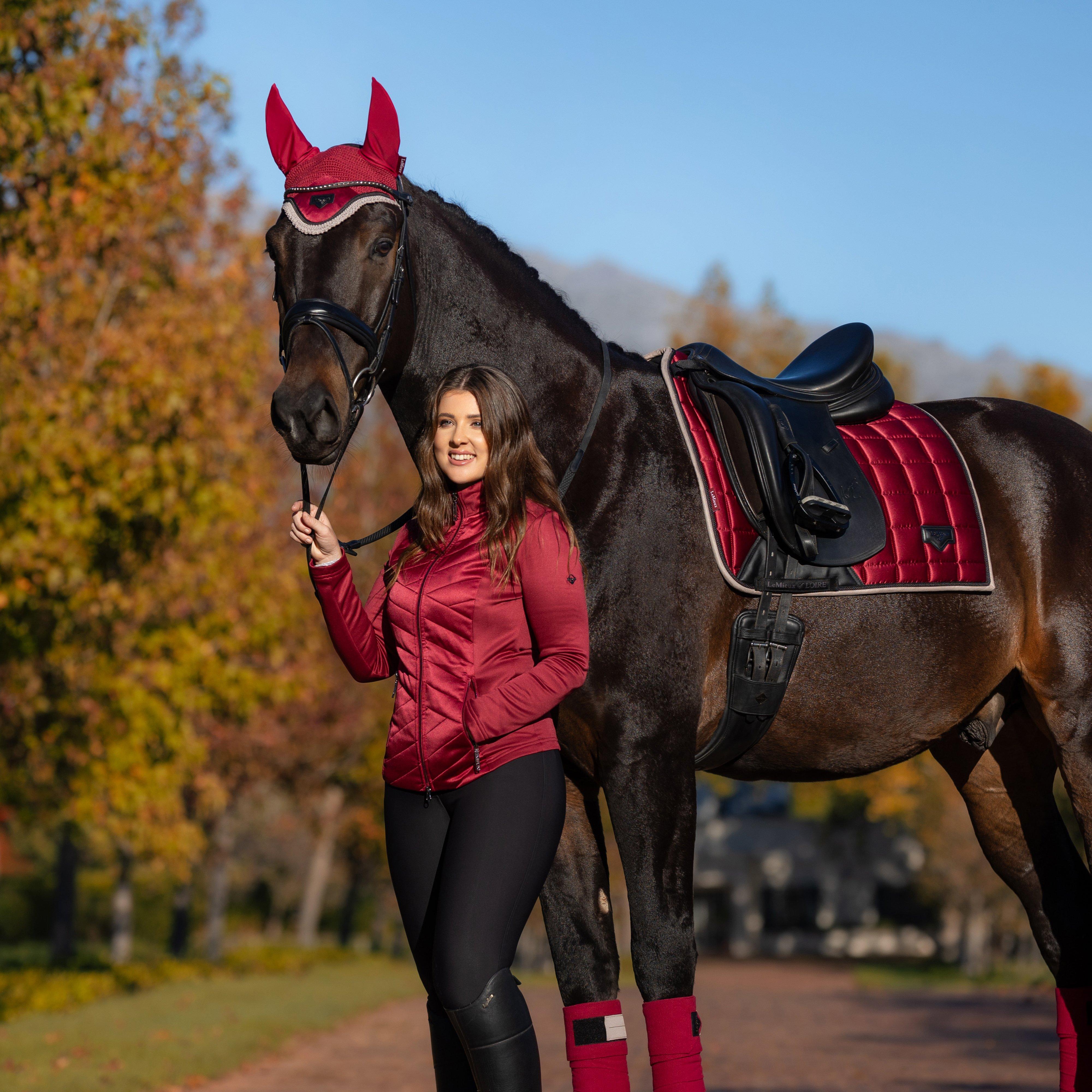 Loire Classic Dressage Square Saddle Pad Ember