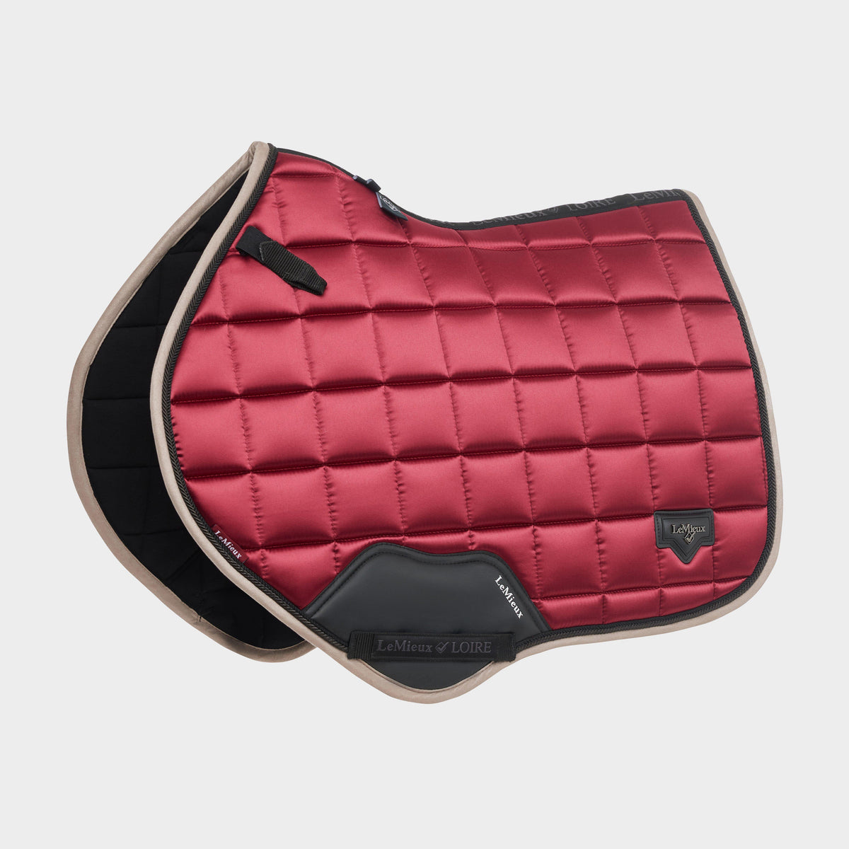 Loire Classic Close Contact Square Saddle Pad Ember