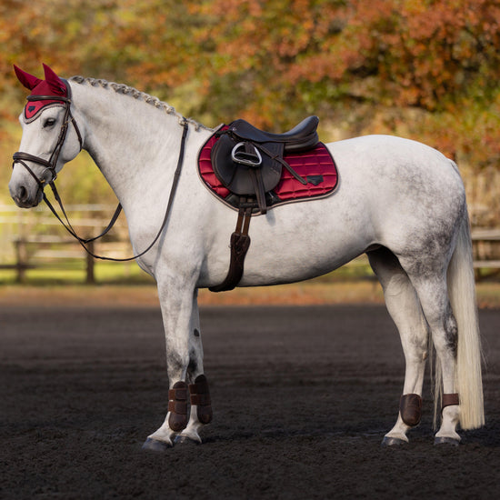 Loire Classic Close Contact Square Saddle Pad Ember
