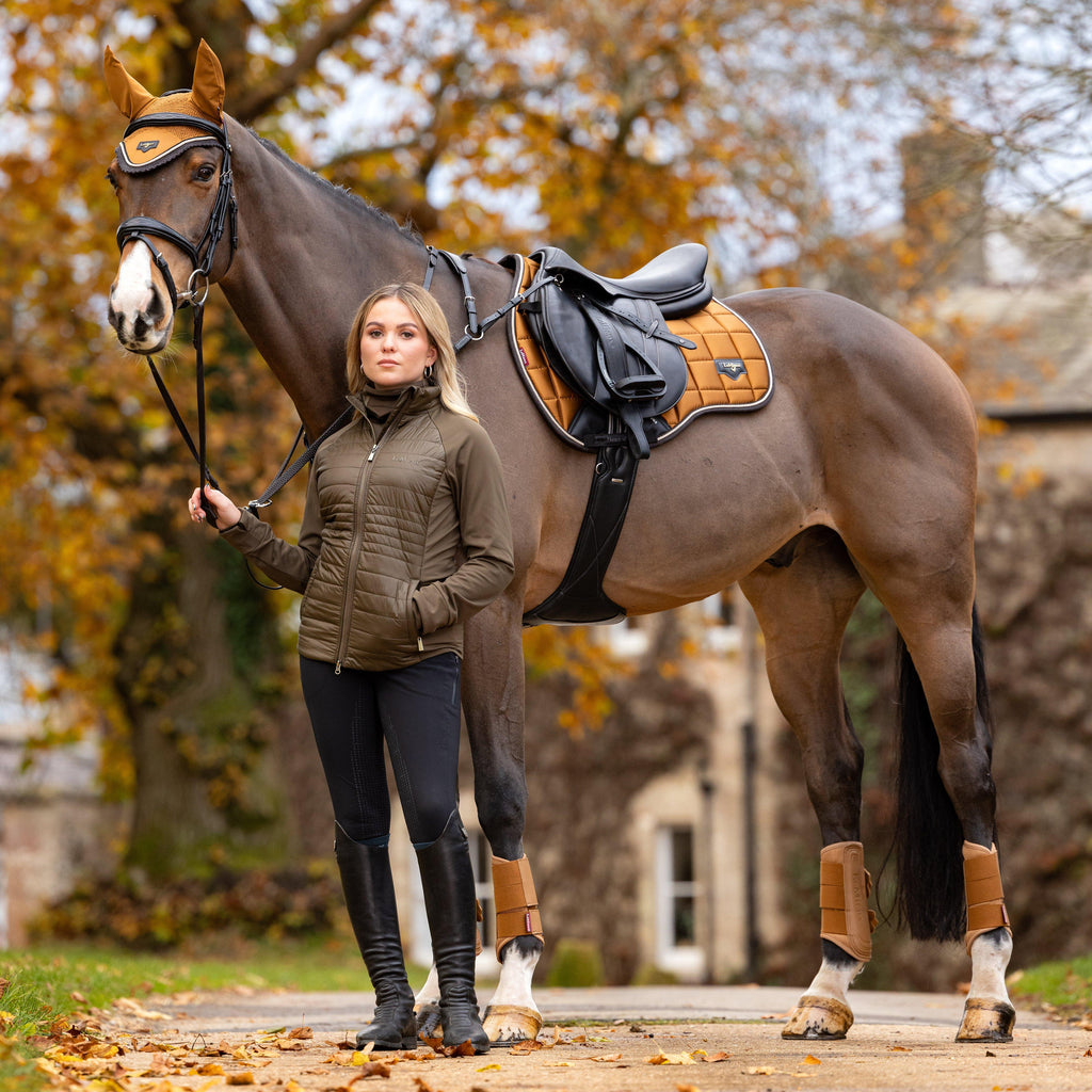 Loire Classic GP Square Saddle Pad Ginger
