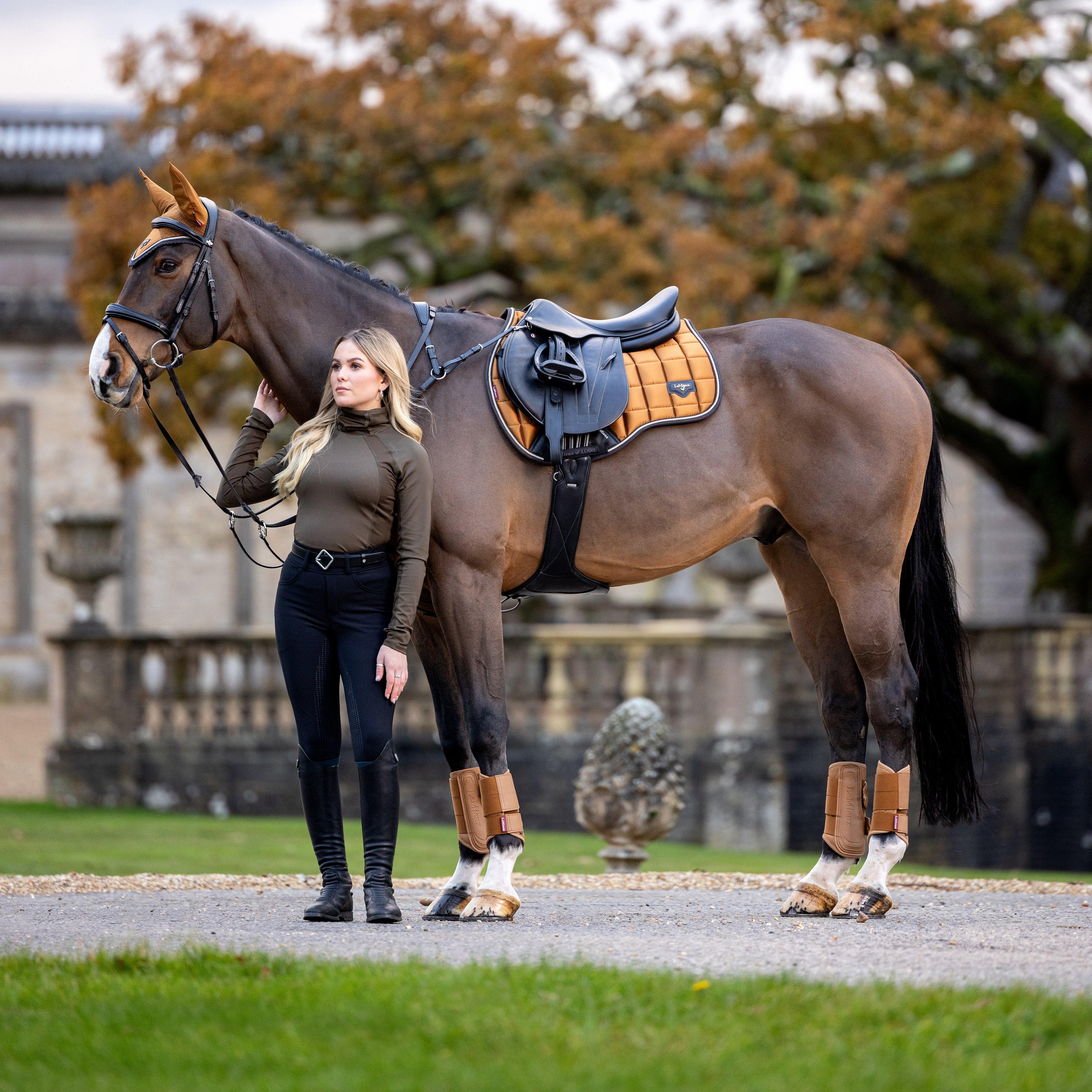 Loire Classic GP Square Saddle Pad Ginger
