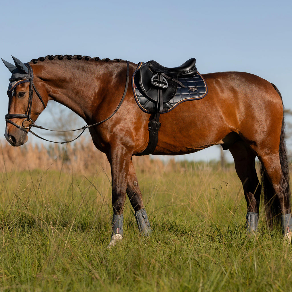 Loire Classic GP Square Saddle Pad Petrol