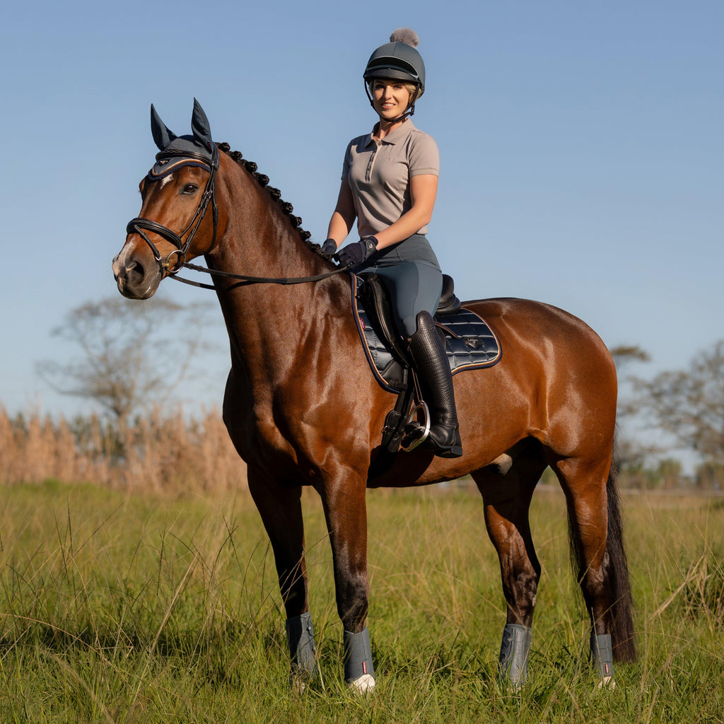 Loire Classic GP Square Saddle Pad Petrol