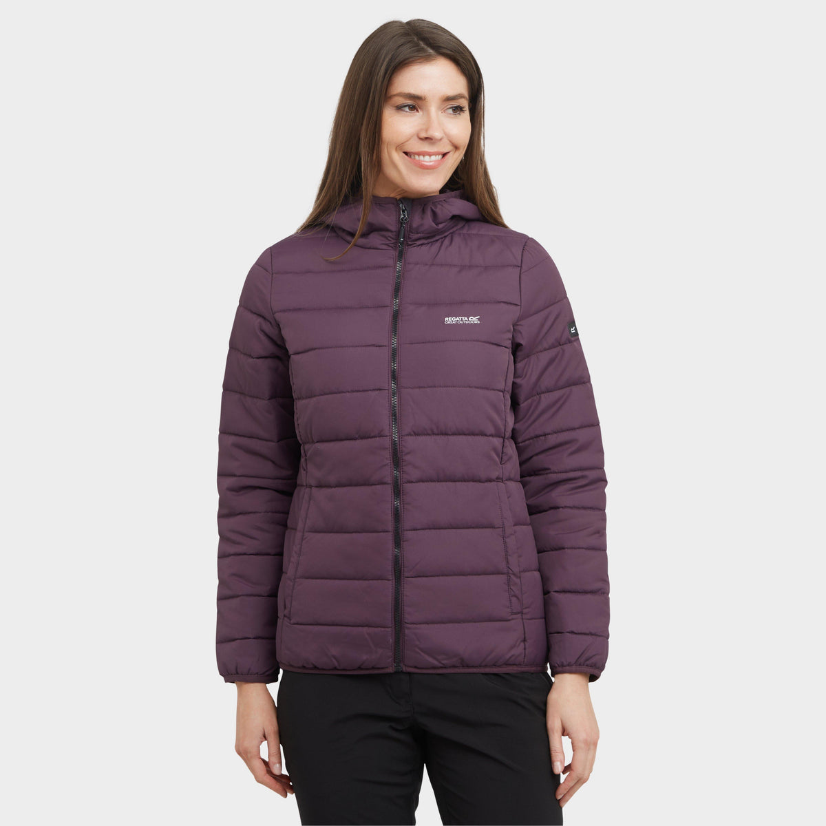 Womens Helfa Insulated Quilted Jacket Deep Plum