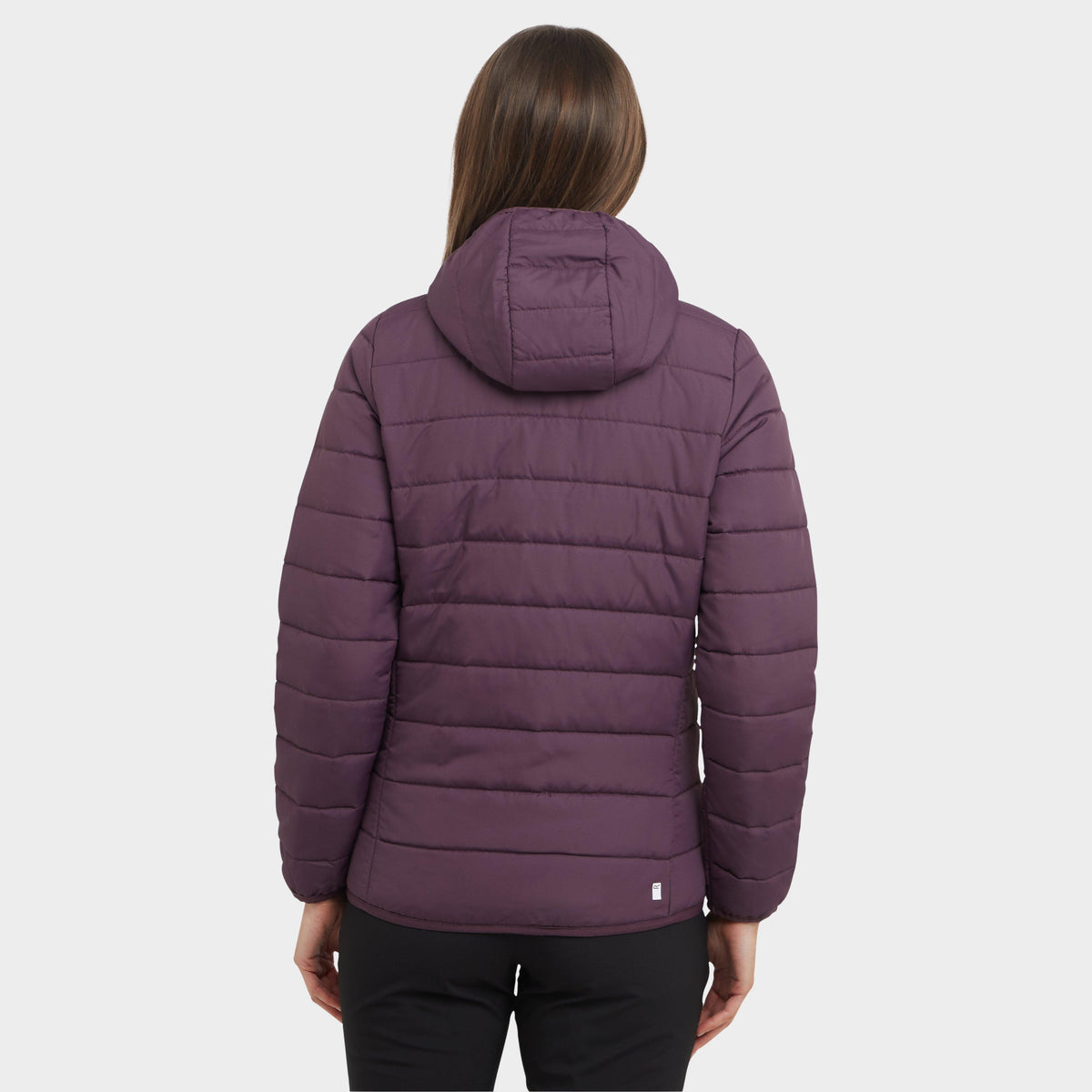 Womens Helfa Insulated Quilted Jacket Deep Plum