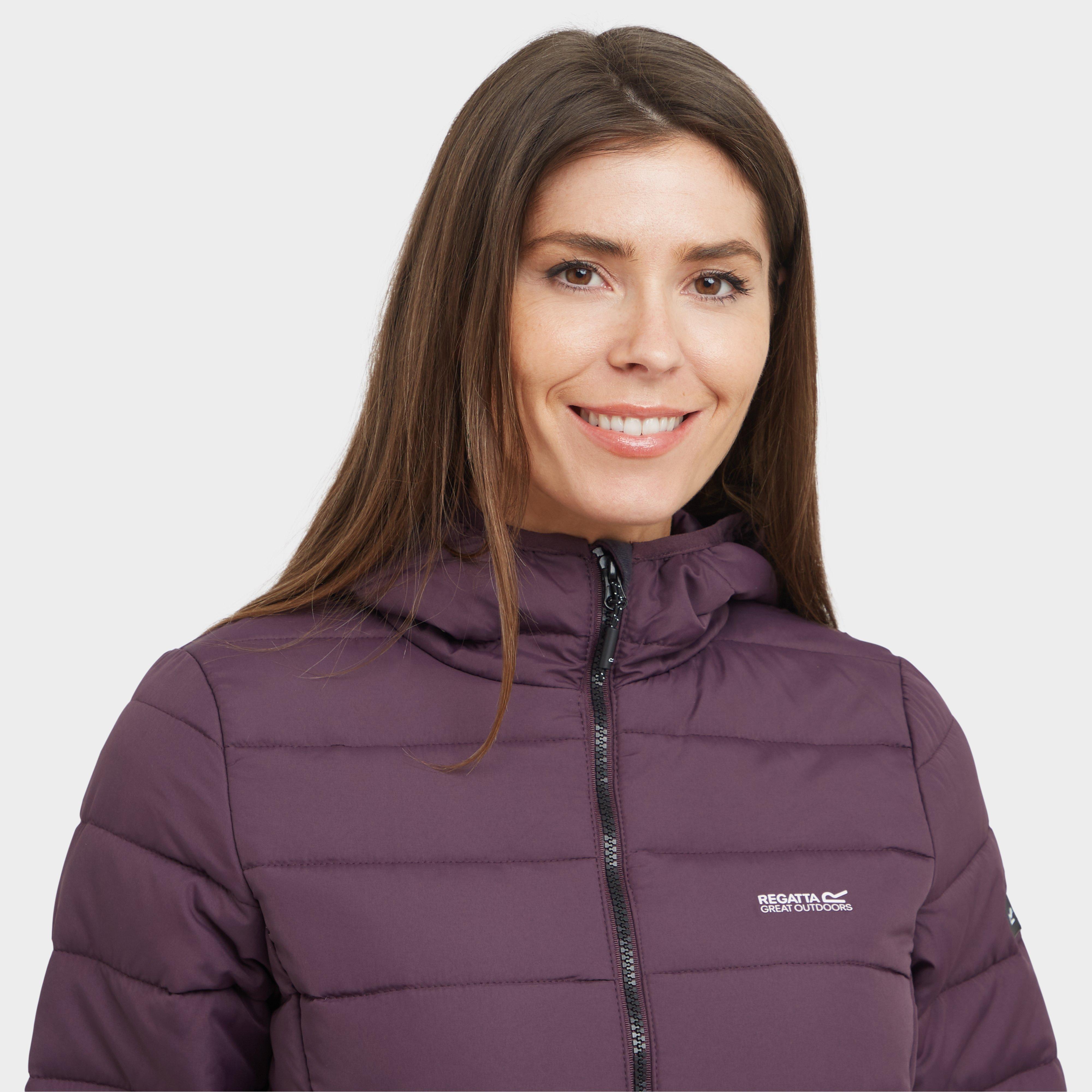 Womens Helfa Insulated Quilted Jacket Deep Plum
