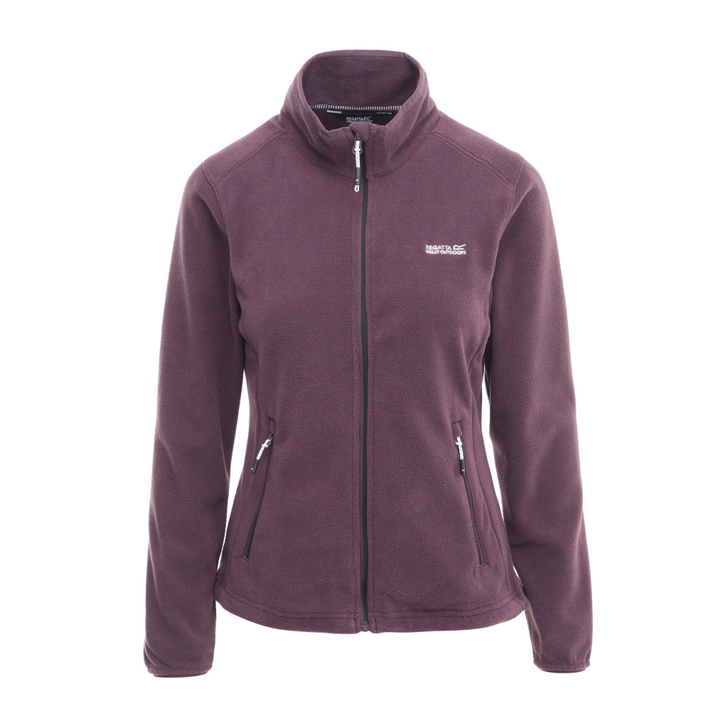 Womens Floreo IV Full Zip Fleece Deep Plum