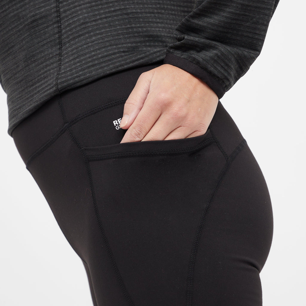 Womens Holeen Pro Compression Leggings Black