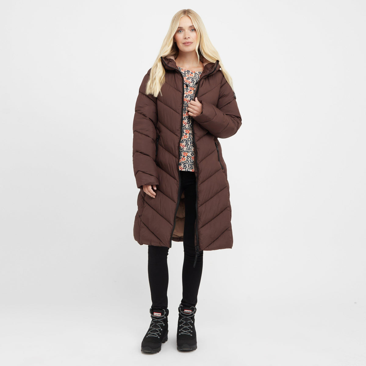 Womens Andia II Quilted Jacket Bueno Brown