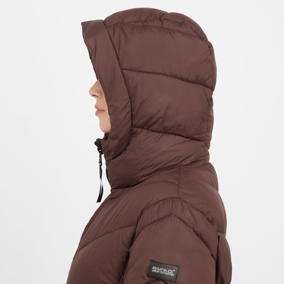 Womens Andia II Quilted Jacket Bueno Brown