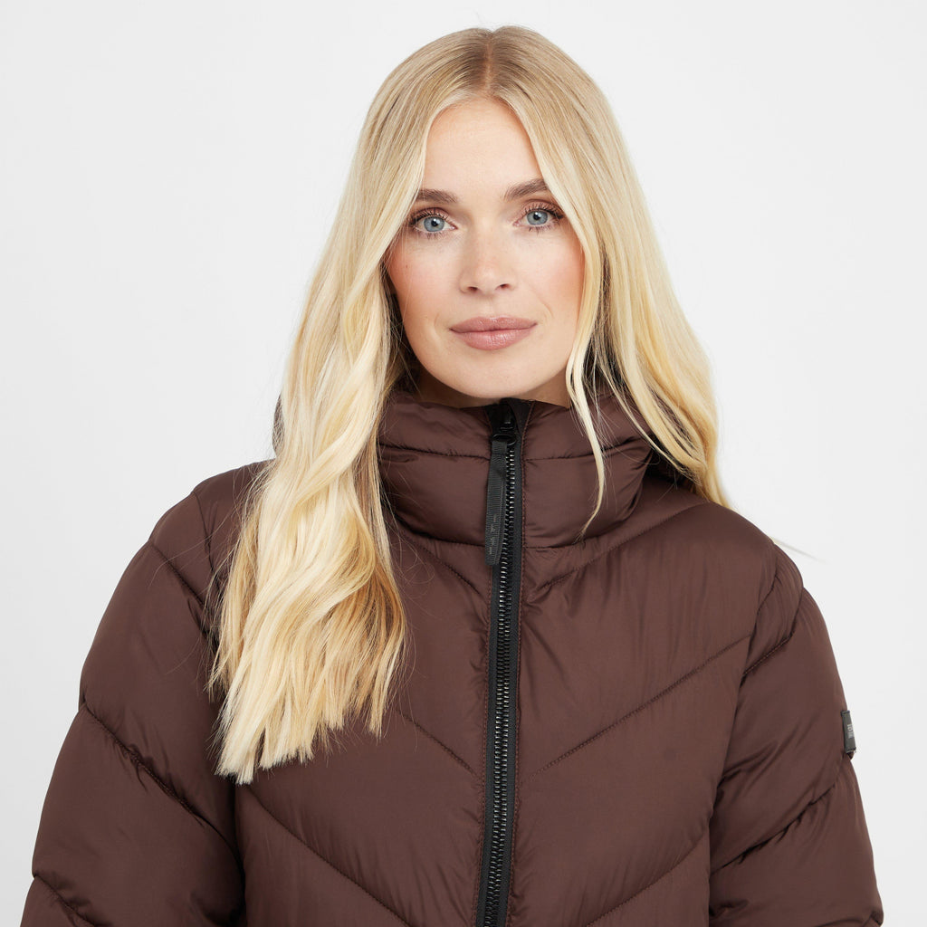 Womens Andia II Quilted Jacket Bueno Brown