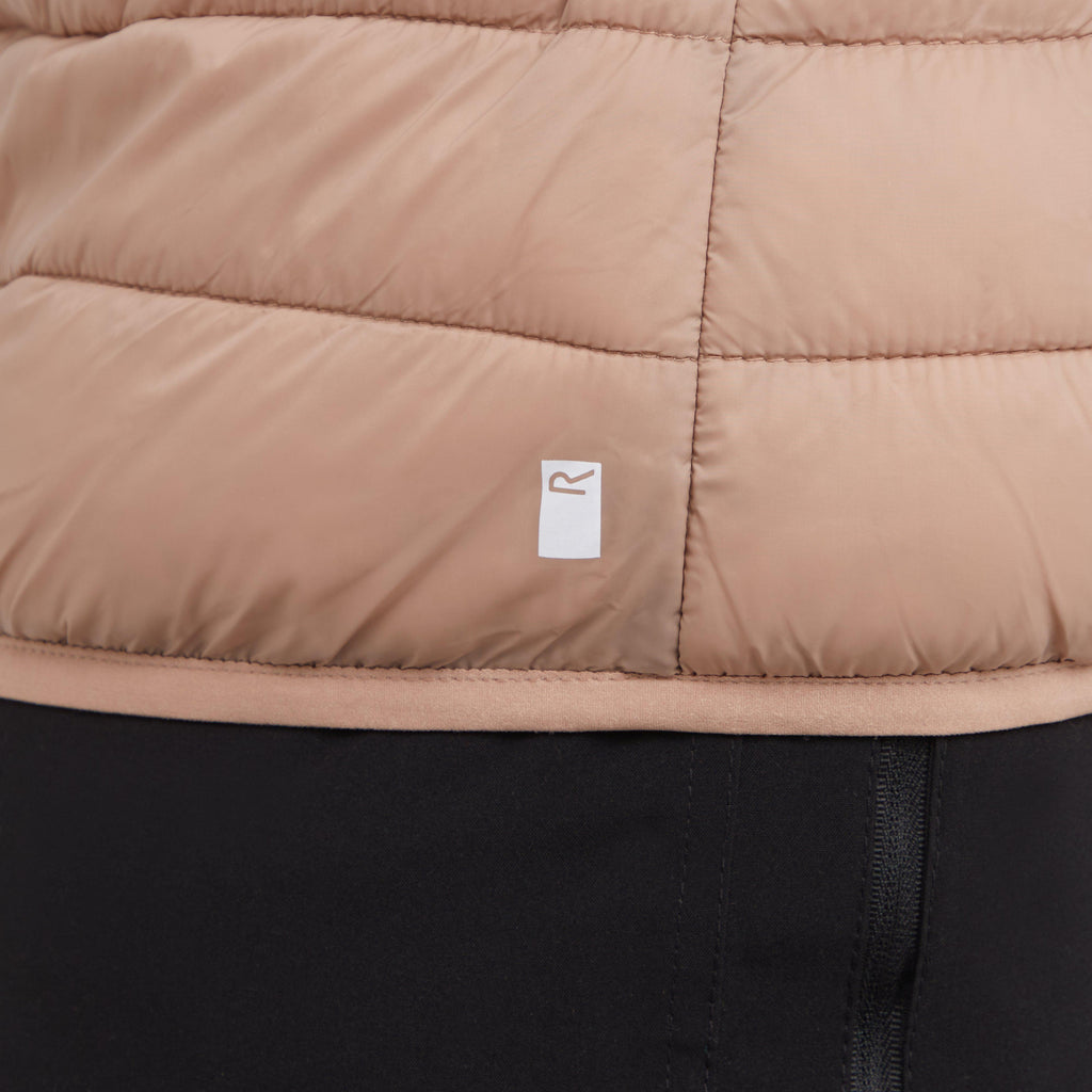 Womens Marizion Baffled Gilet Warm Taupe