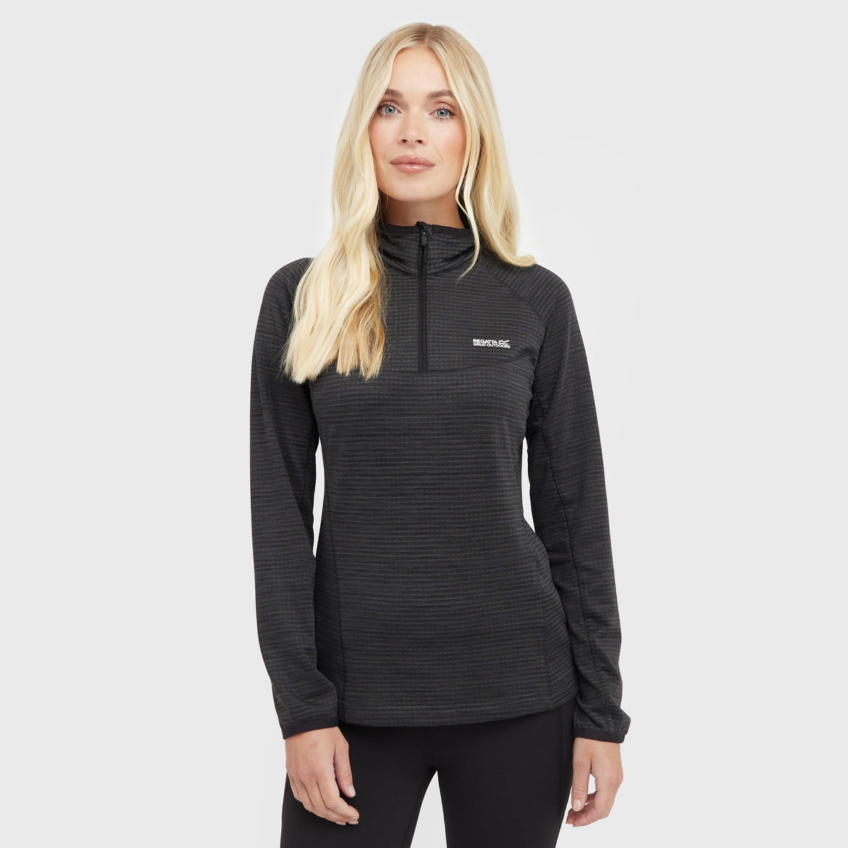 Womens Yonder II Half Zip Fleece Black