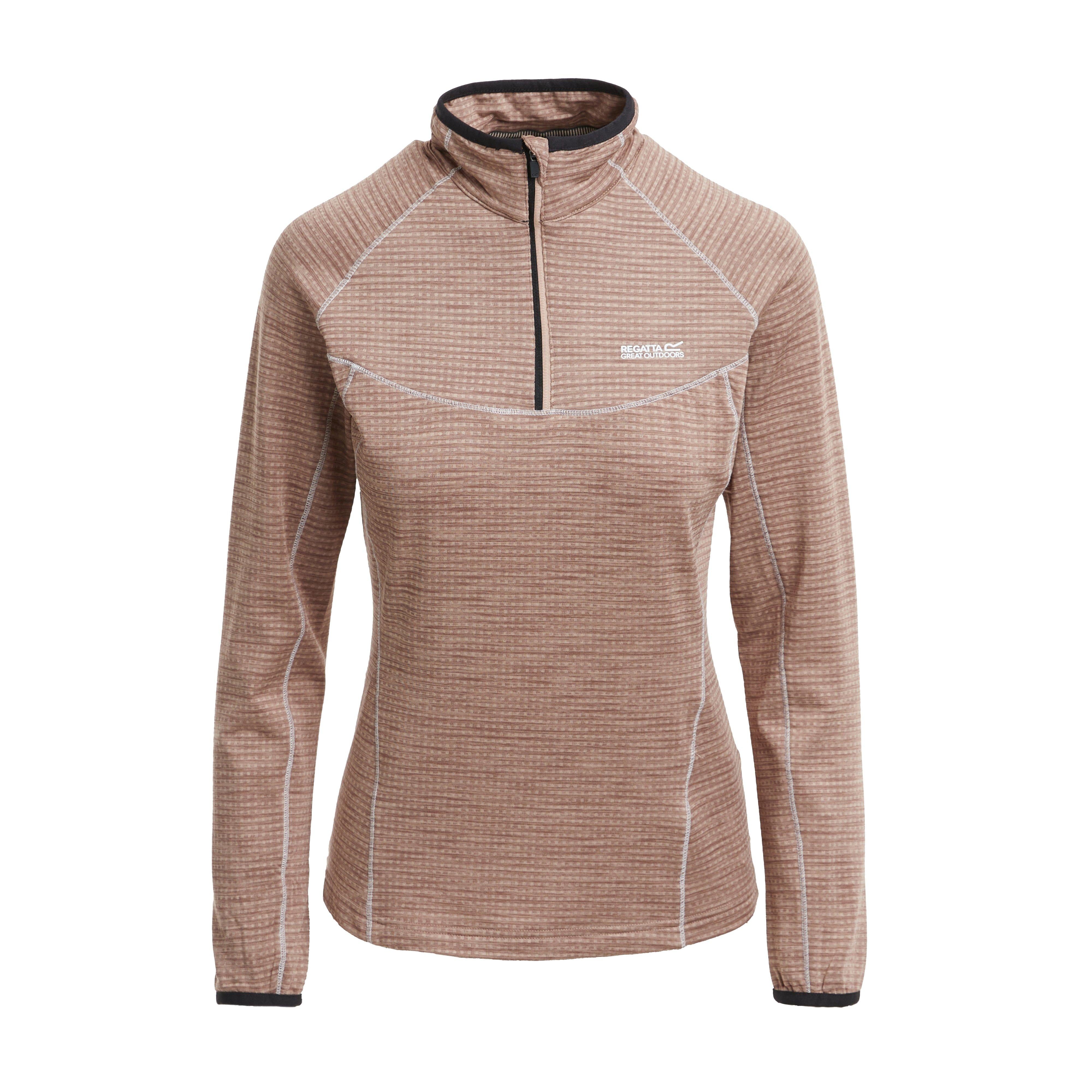 Womens Yonder II Half Zip Fleece Warm Taupe